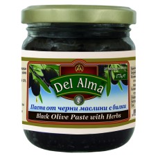 DEL ALMA ПАСТА ЧЕРНИ МАСЛИНИ 160 ГР.