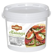 ОЛИНЕЗА МАЙОНЕЗА ПРОФИ-КУЛИНАР 3 КГ кофа (35% масл.)