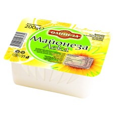ОЛИНЕЗА МАЙОНЕЗА ЛЕКА 200Г/КОФИЧКА