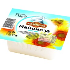 ОЛИНЕЗА МАЙОНЕЗА МЛЕЧНА 125Г/КОФИЧКА