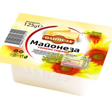 ОЛИНЕЗА МАЙОНЕЗА С ТОП.СИРЕНЕ 125Г/КОФИЧКА