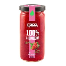 ЦИМА СЛАДКО 100% ПЛОДОВЕ 280ГР. - ЯГОДА